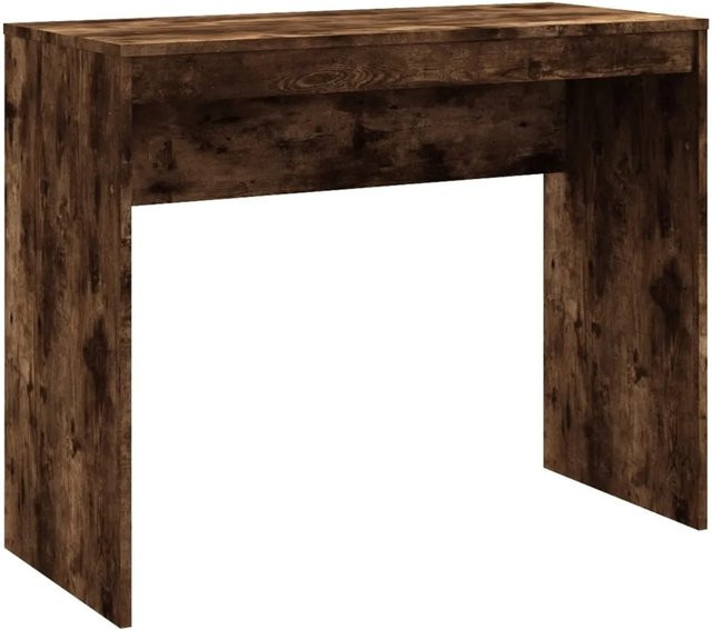 vidaXL Schreibtisch in Räuchereiche, moderner Schreibtisch für Home-Office und Profis, Farbe Braun, B/T/H: 90 x 40 x 72 cm - Bild 1