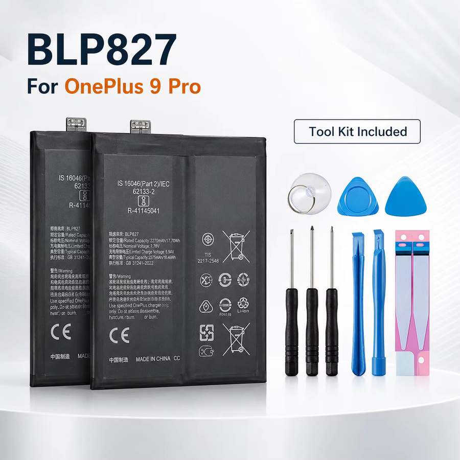 OnePlus BLP827 Ersatz-Akku 4500mAh in Schwarz für dein OnePlus 9 Pro - Bild 2