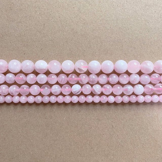 Tony and Beads Perlen, Rosenquarz, Rosa, Unisex - Bild 1