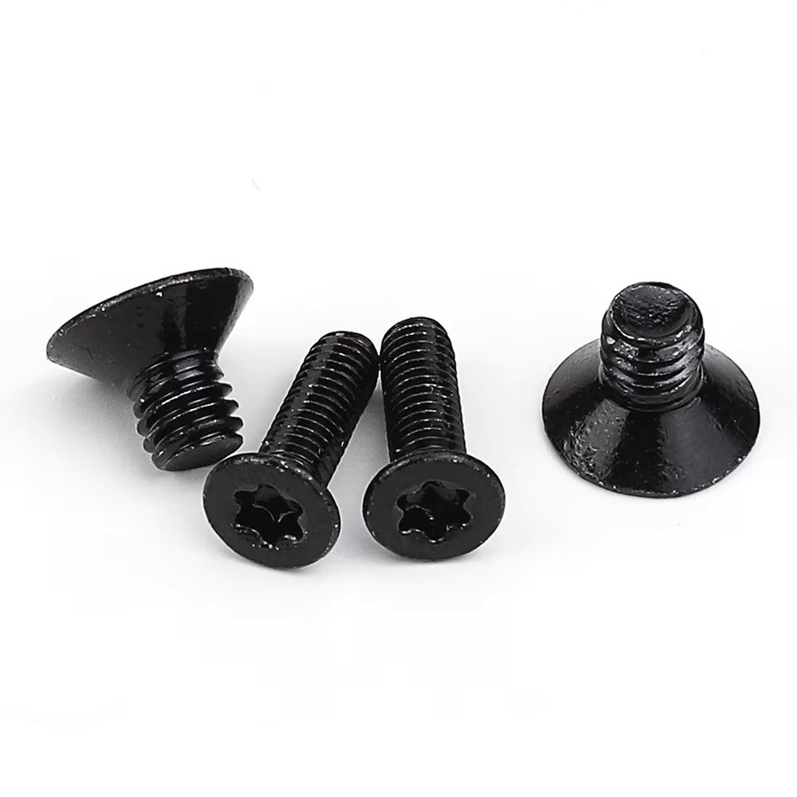 LUOTESI Senkkopfschrauben aus 304 Edelstahl mit Torx-Antrieb in Schwarz, M1.4 bis M8 - Bild 3