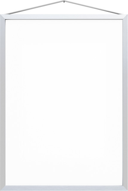 Moebe Frame in Silber mit Eiche, Aluminium oder Acryl zur Wandmontage - Bild 1