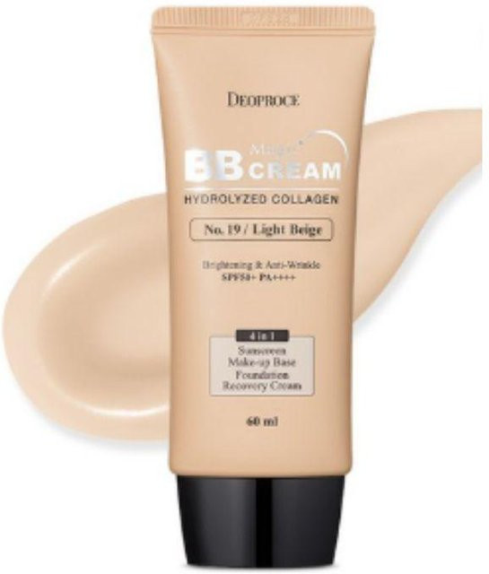 DEOPROCE Magic BB Cream, 60 ml, 19 Light Beige, SPF 50+ - Bild 1