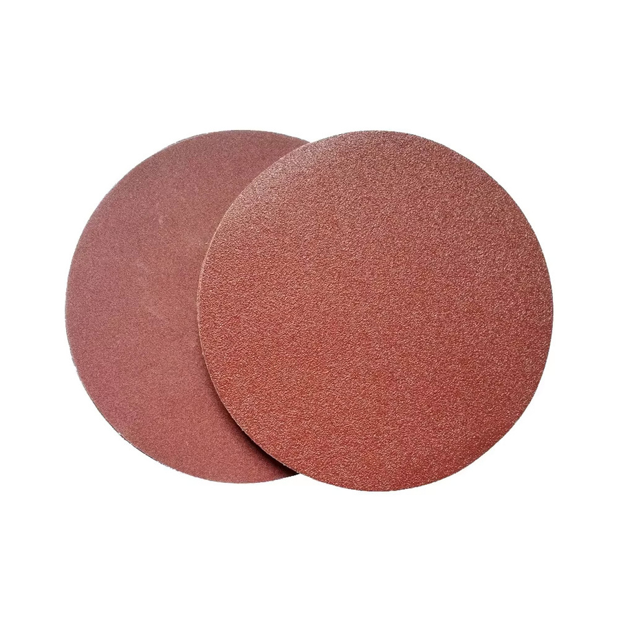 10 Stück RAMS BRALIN A/O-Schleifscheiben zum Wandschleifen mit Klettverschluss und Schleifpapier, Durchmesser: 30 cm, Farbe: Braun - Bild 1