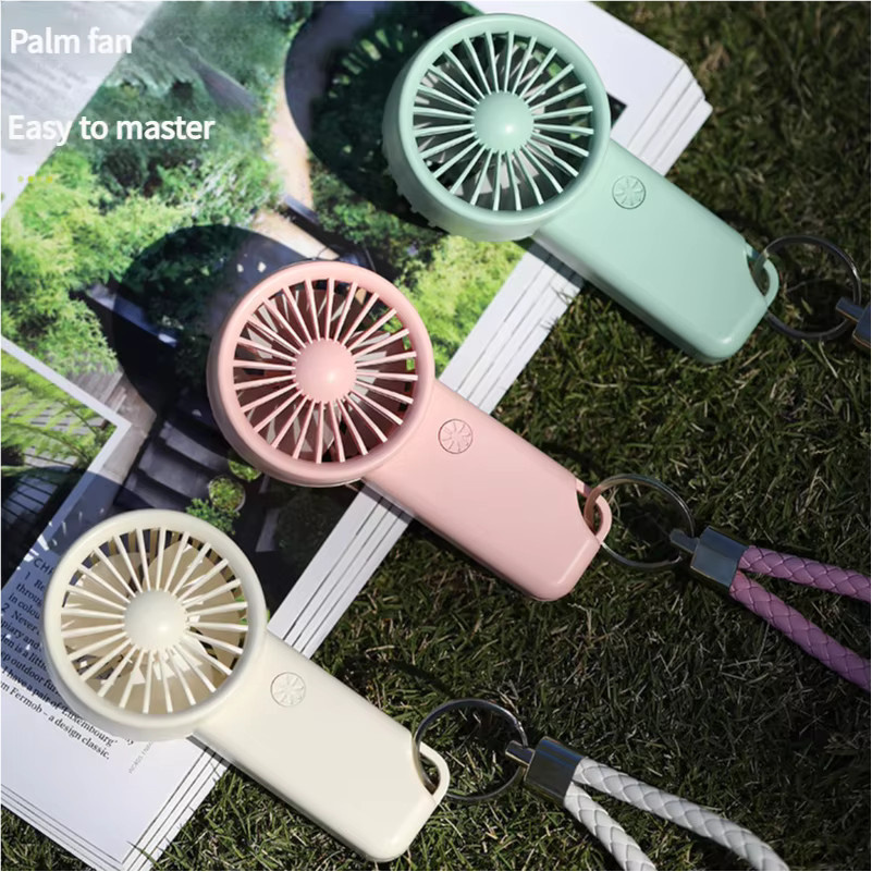 MEET SUN Tragbarer Mini Handventilator Pink, Wiederaufladbarer USB Tischventilator, Geräuschloser Kühlventilator - Bild 2