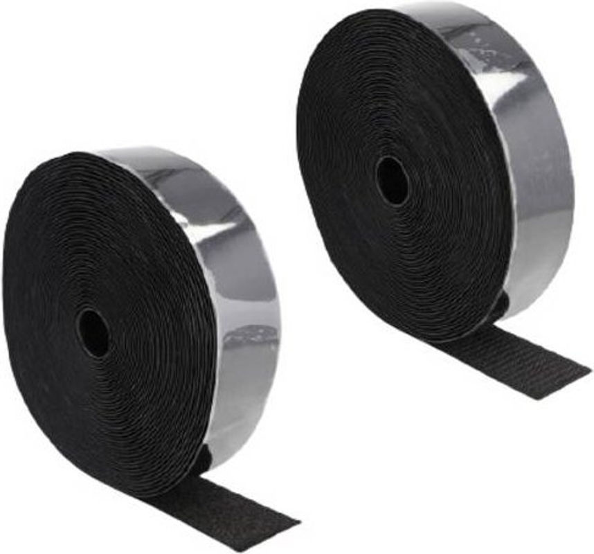Delock Klettband zum Aufkleben Schwarz L: 15 m, B: 5 cm - Bild 2