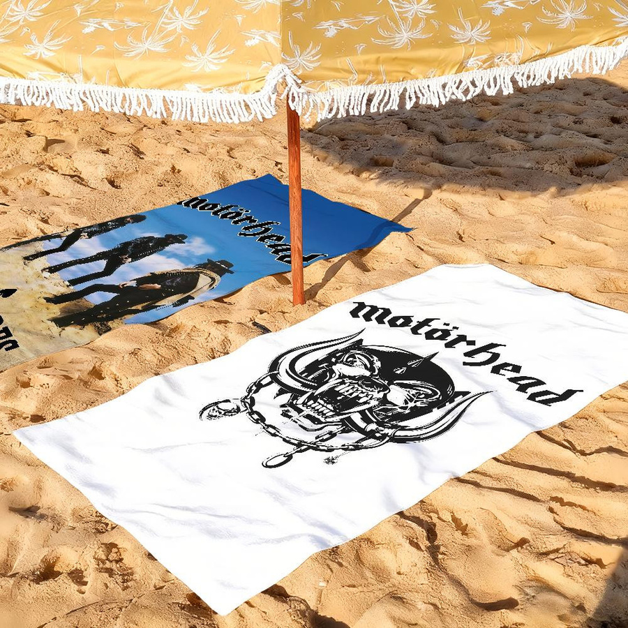 Motorhead Handtuch Trockentuch für Schwimmen, Camping, Yoga und Strand, 40 x 70 cm - Bild 3