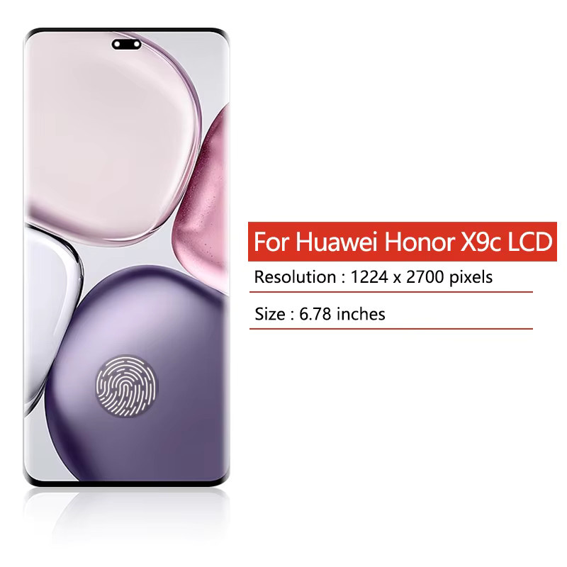 Huawei Honor X9c AMOLED Display mit 120Hz Touchscreen-Digitizer und Fingerabdrucksensor in Schwarz und Multicolour - Bild 2