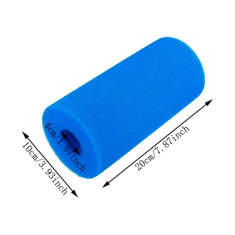 3er Pack Intex Pool Filter Schwamm Patronen Blau für Whirlpool Reinigung - Bild 2