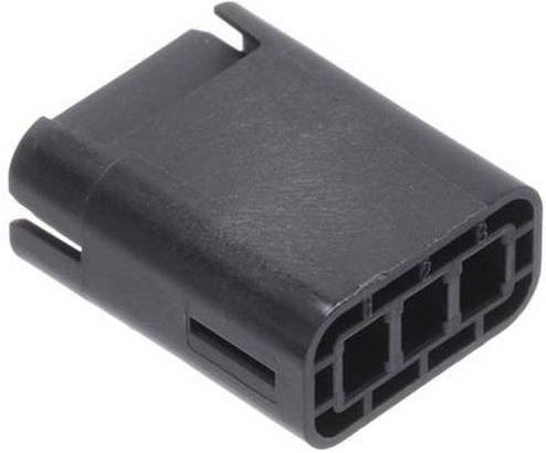TE Connectivity Buchsengehäuse-Kabel 1587716-1 in Schwarz - Bild 1