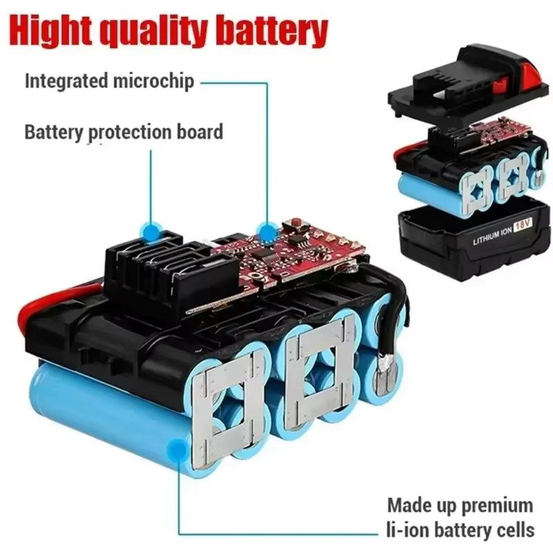 Milwaukee M18B5 Akku für M18 Elektrowerkzeuge, 18 V, 6000 mAh, Modell 48-11-1860 - Bild 5