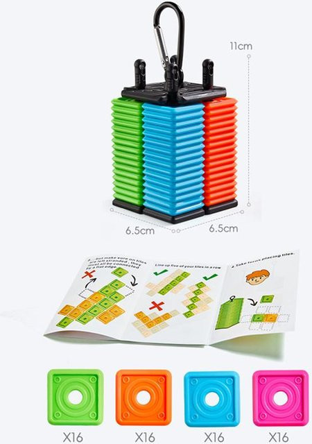 Yiran Toy Fünf in einer Reihe Spiel Brettspiel für Kinder und Erwachsene 7-12 Jahre - Bild 1