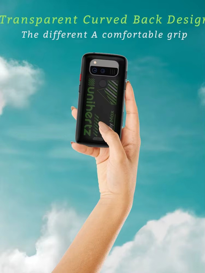 Unihertz Jelly Max Mini Smartphone mit Dimensity 7300 CPU, 5G, Android 14, 24 GB RAM, 256 GB Speicher, 100 MP Kamera, Schwarz - Bild 4
