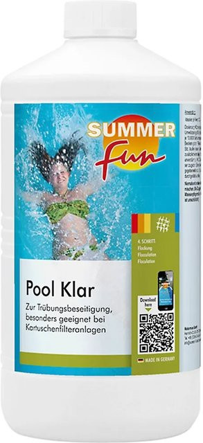 Summer Fun Poolklar 1 Flockungsmittel in flüssiger Form, Weiß - Bild 1