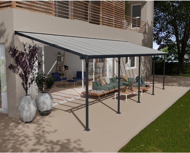Palram Canopia Terrassenüberdachung Feria Anthrazit B: 915 cm, T: 300 cm - Bild 1