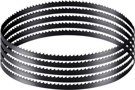 VEVOR Bandsägeblatt aus SK5-Kohlenstoffstahl mit gehärteten Zähnen für die Holzbearbeitung, Breite: 6,35 mm, Höhe: 0,35 mm, Länge: 1511 mm - Bild 1