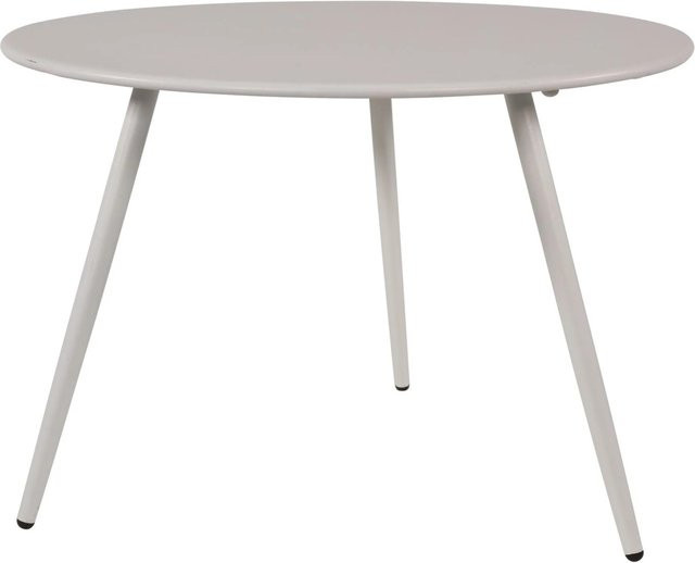 Runder Gartentisch Rafael von Lesli aus Stahl in Weiß, Durchmesser: 60 cm - Bild 1