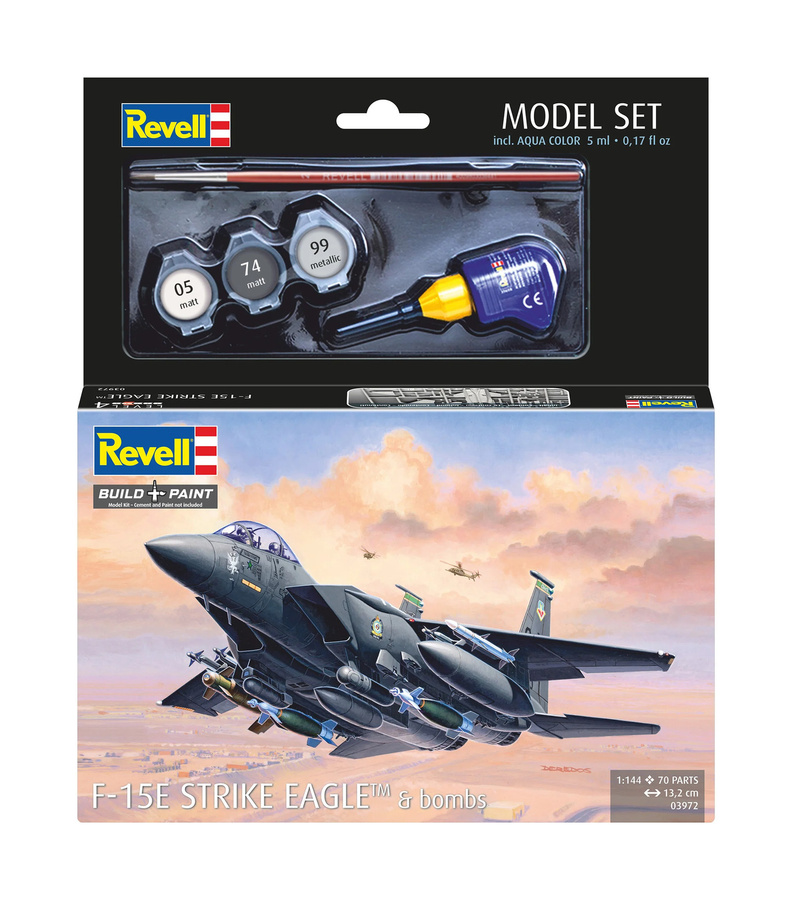Revell F-15E Strike Eagle, Modellbausatz, 1:144, ab 8 Jahren - Bild 3