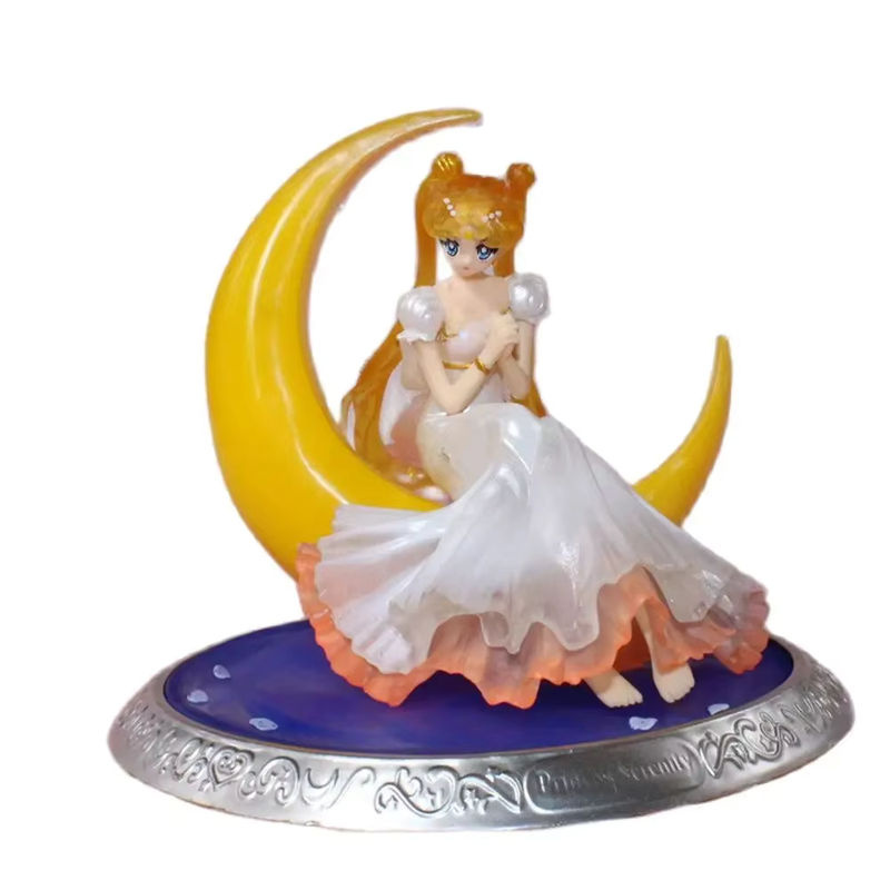 Bandai Sailor Moon Usagi Tsukino Actionfigur aus Kunststoff in Weiß - Bild 3