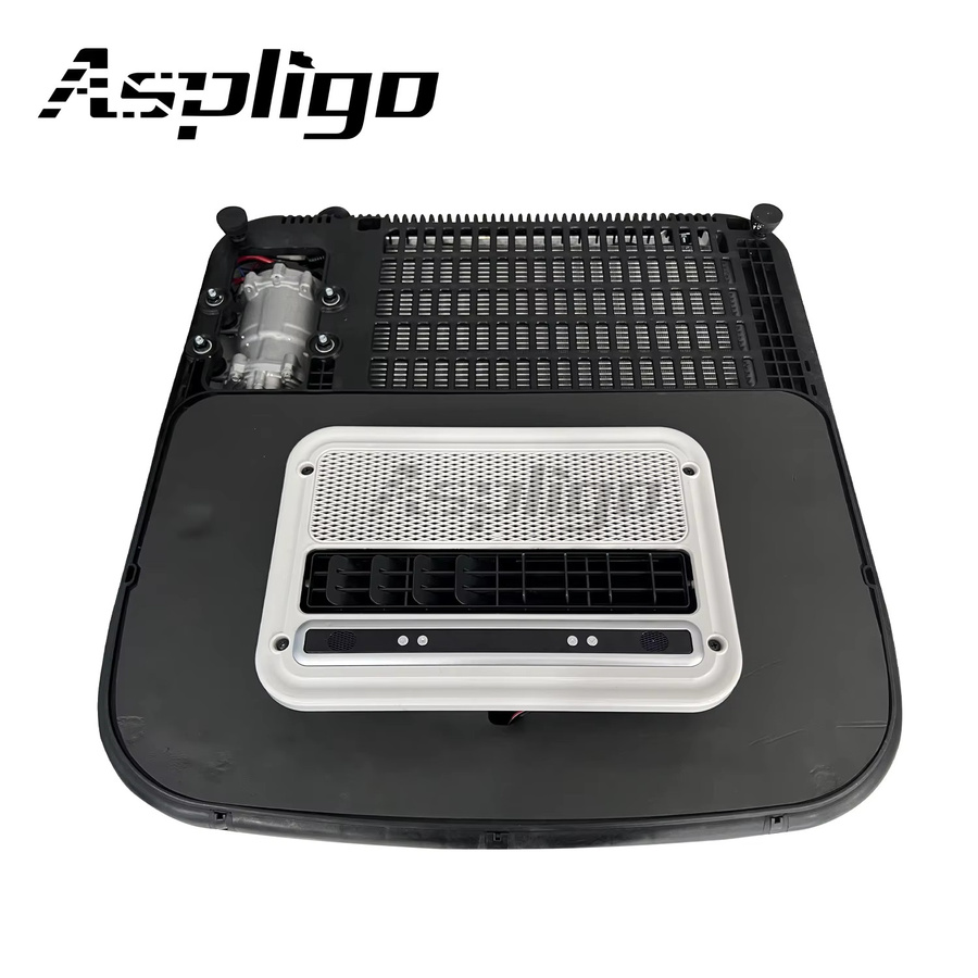 Aspligo Elektrische Wohnmobil-Klimaanlage 12V 13500BTU Dachklimaanlage in Weiß für Wohnmobile, LKW, Camper, Vans und Wohnwagen - Bild 3