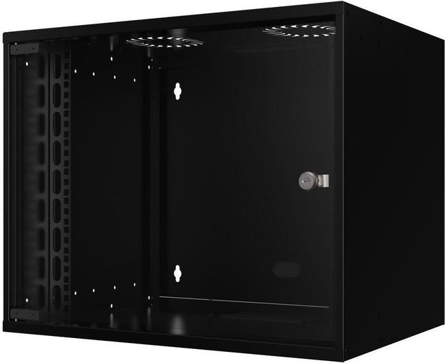 Lanview 9U Netzwerk-Rack Schwarz B: 53,5 cm, T: 40,0 cm, H: 48,3 cm - Bild 1
