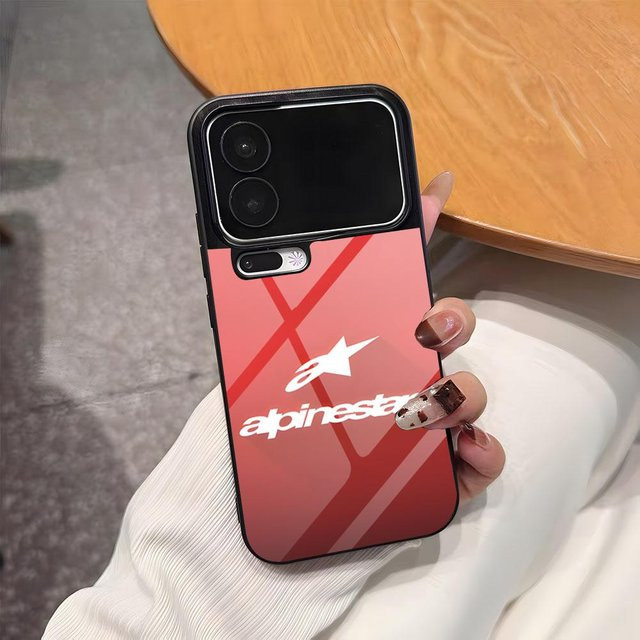 Stoßfeste Alpinestars Motorrad-Renn-Handyhülle für Xiaomi 17 17t 13 14 15 Ultra Pro 12s 12t Mi 11 in Schwarz-Rot - Bild 1