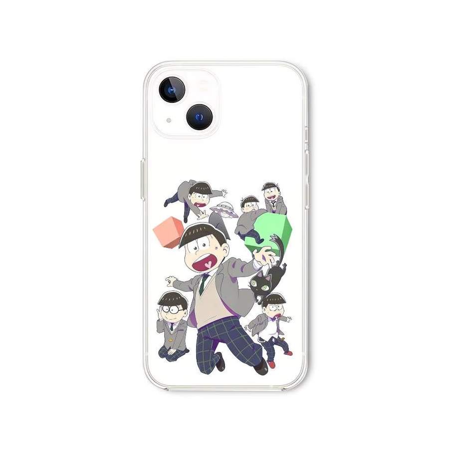 Mesuca Handyhülle Osomatsu S-San transparent für iPhone 11 bis iPhone 17 Pro Max Mini Plus stoßfest - Bild 6