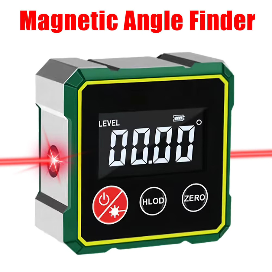 VODOOL Magnetischer digitaler Winkelmesser mit LCD-Hintergrundbeleuchtung, Neigungsmesser und Wasserwaage - Bild 3