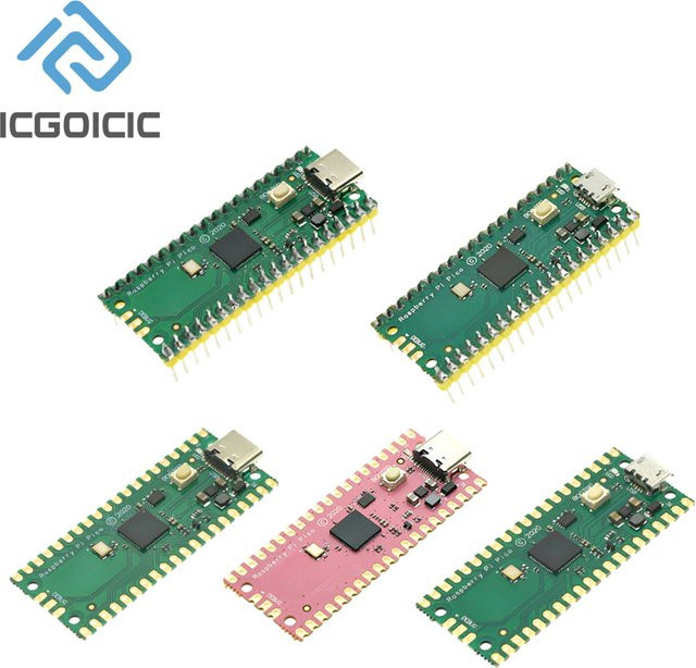 Raspberry Pi Pico Entwicklungsboard mit Dual-Core RP2040 und Micro USB Type-C für Python-Programmierung - Bild 1