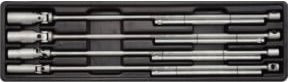 KS Tools T-Griff Zündkerzenschlüssel-Satz aus Chrom-Vanadium, 4-teilig, Silber, 14-21mm - Bild 1