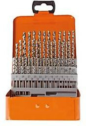 Projahn Spiralbohrer-Set UF-L aus HSS-Cobalt, 50-teilig, Ø 1–5,9 mm in orangefarbener Bohrerkassette - Bild 1