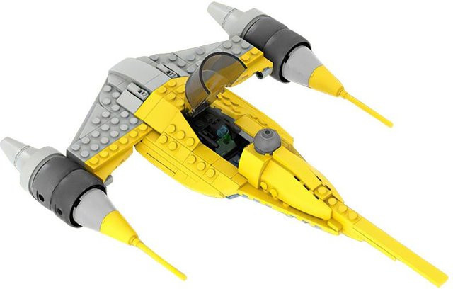 Gobricks Star Wars Naboo Sternenjäger Raumschiff Konstruktionssteine ab 14 Jahren - Bild 1