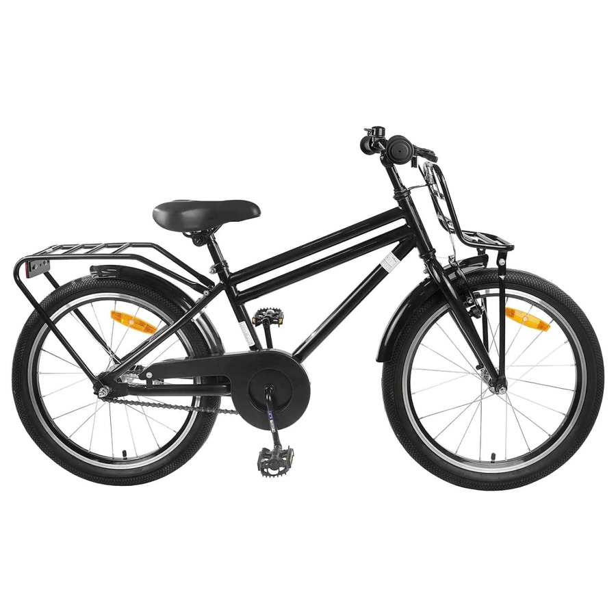 vidaXL Kinderfahrrad 20 Zoll Schwarz für 6-11 Jahre - Bild 2