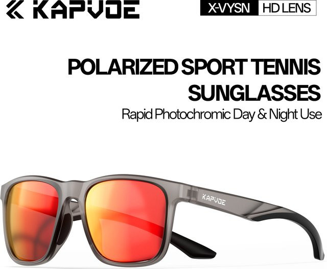 KAPVOE Sonnenbrille, polarisiert, Unisex, Vollrand, Kunststoff - Bild 1