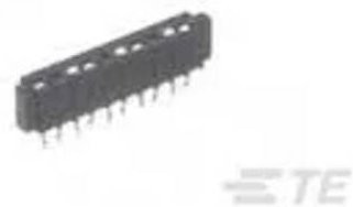 TE Connectivity FFC/FPC-Anschluss 5-520316-2 in Schwarz mit 2,54 mm Rastermaß - Bild 1