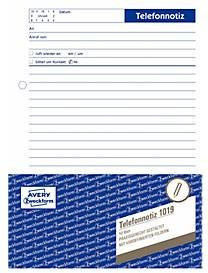 Avery Zweckform Gesprächsnotiz 1019, weiß, A5 - Bild 1