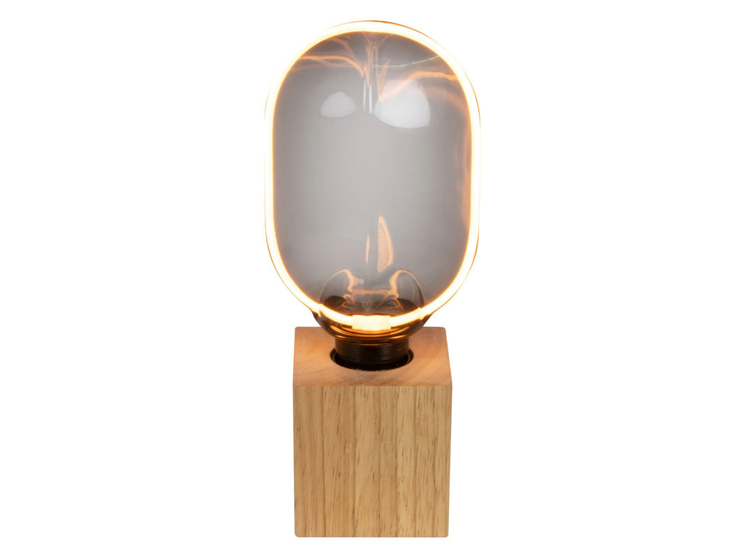 OSRAM Tischleuchte Vintage aus Holz und Glas mit E27 Fassung und inklusive Leuchtmittel - Bild 2