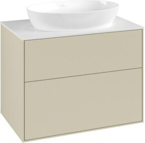 V&B Waschtischunterschrank Finion in Weiß lackiert, B/T: 80 x 50,1 cm - Bild 1