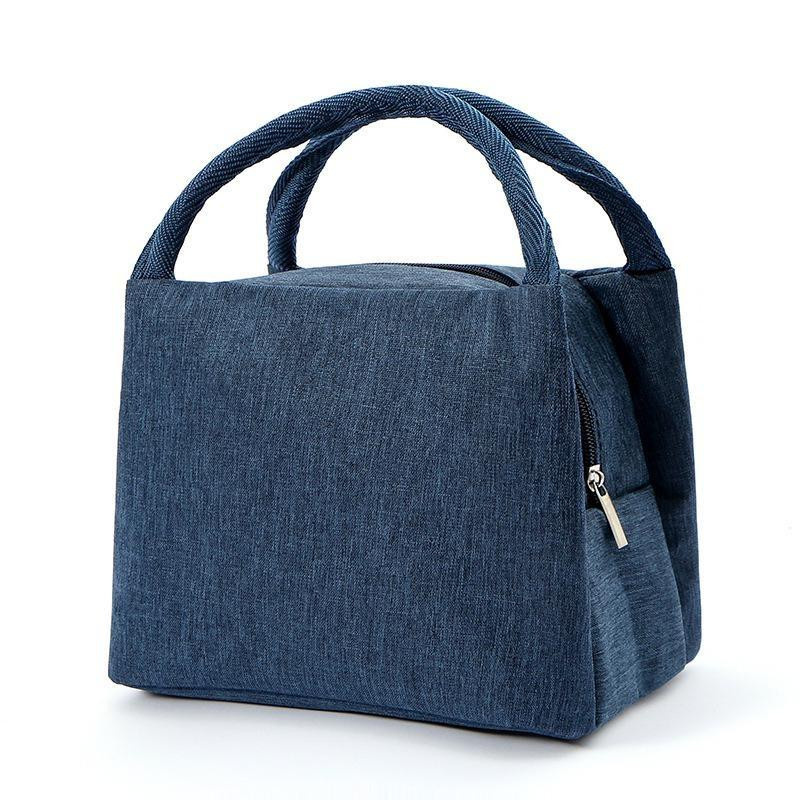 Isolierte Lunch Box Tasche von YJSTY in Schwarz für Picknick und Camping, wasserdicht mit Aluminiumfolien-Isolierung - Bild 2