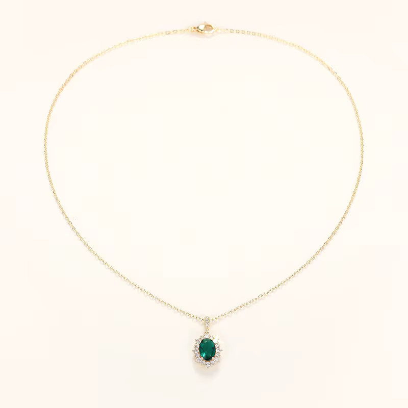 Huitan Halskette, Gold, Zirkonia, Damen - Bild 4