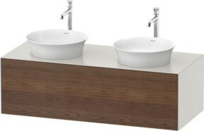 Duravit Waschtischunterschrank White Tulip in White, B/T/H: 130 x 55 x 40,8 cm - Bild 1