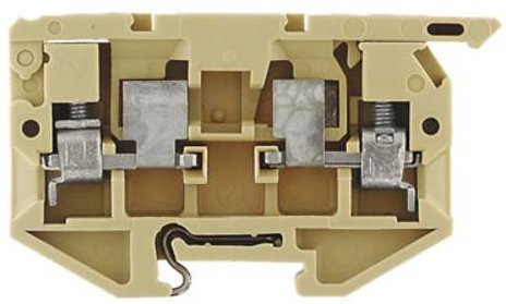 Weidmüller Sicherungsreihenklemme 0376860000 Schrauben Beige 100 Stück - Bild 1