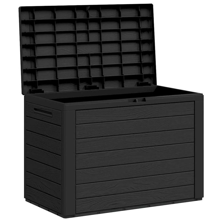 vidaXL Gartenbox aus Polypropylen in Anthrazit, B/T/H: 78 x 44 x 55 cm - Bild 4