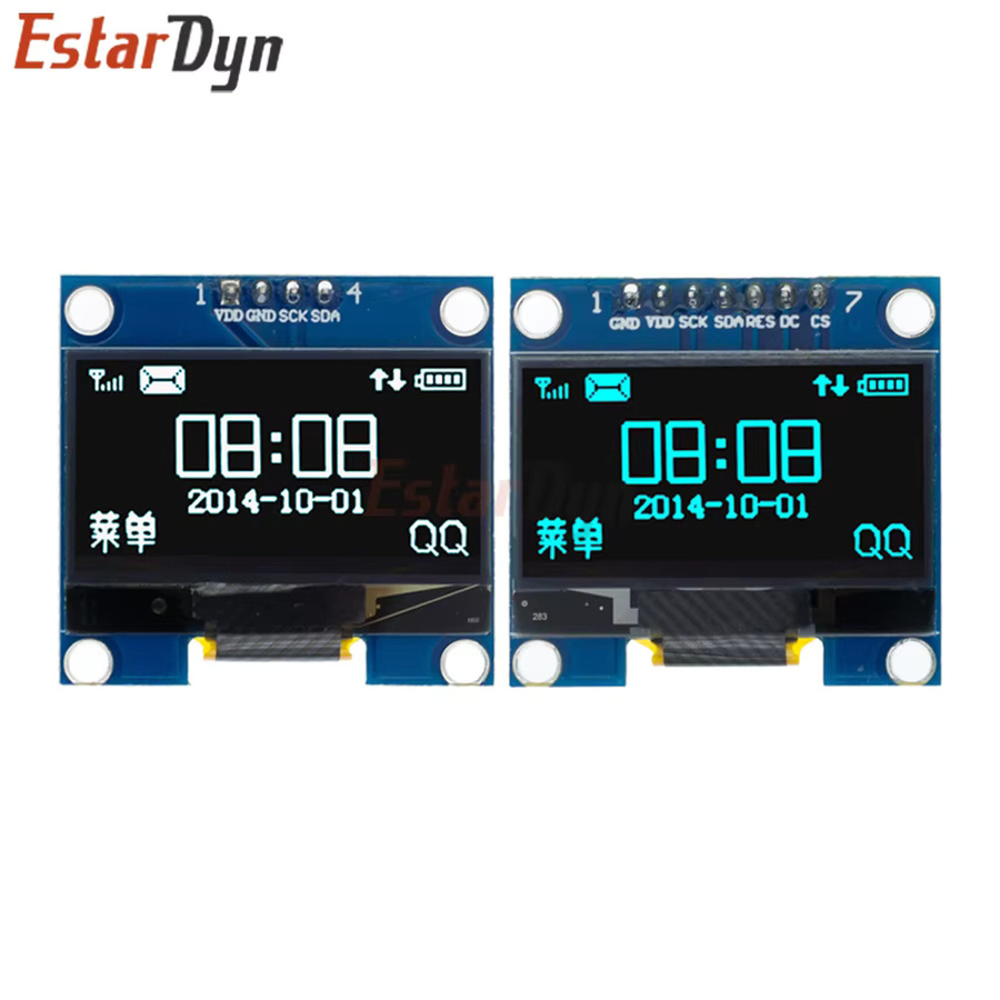 Estardyn OLED LCD Display Modul SH1106 1,3 Zoll 128x64 IIC I2C SPI Breakout Board in Weiß/Blau - Bild 2