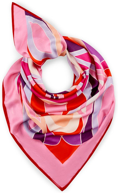 Codello Dreieckstuch Rosa, Modal, Abstraktes Muster - Bild 1