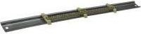 Triton Erdungsmodul RAX-MS-X84-X1 für DIN-Leiste und 19 Zoll Vertikale in Schwarz und Silber - Bild 1