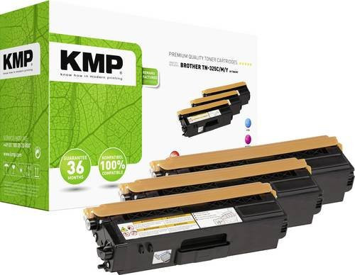 KMP Tonerkassette Cyan kompatibel mit Brother TN-325C, TN-325M und TN-325Y - Bild 1