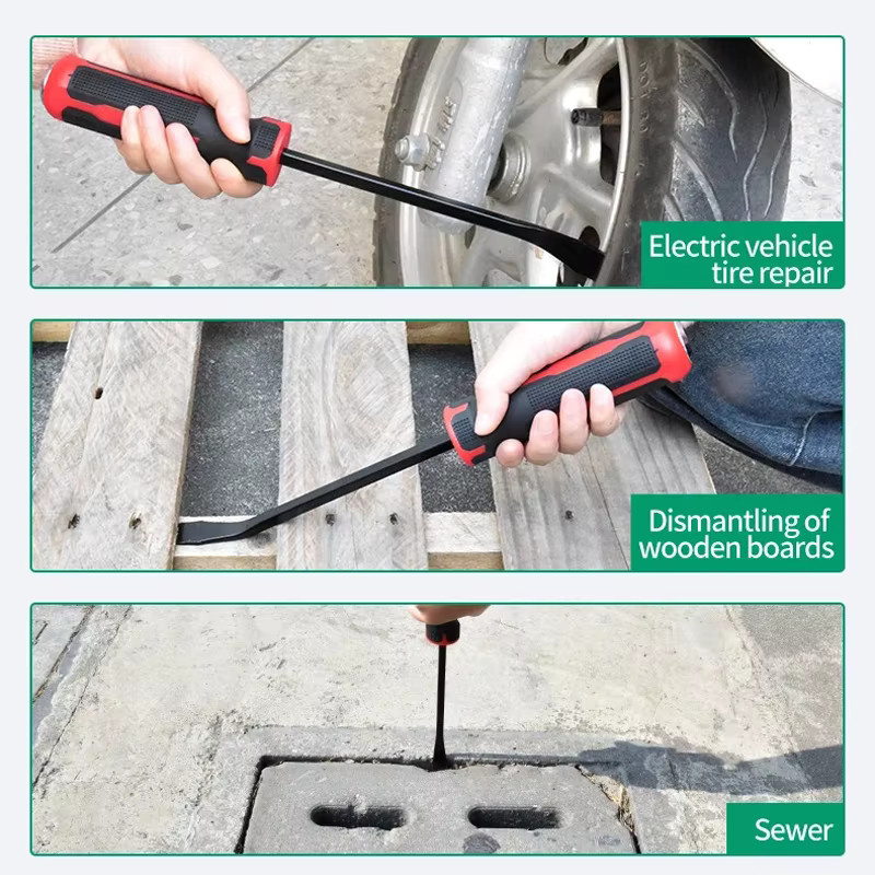 AXE SHAN Mehrzweck Brecheisen Heavy Duty Nagelzieher und Reifenwerkzeug für Auto Reparatur und Bauarbeiten - Bild 5