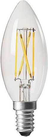 ELECT LED Filament Lichtquelle E14 Warmweiß Transparent - Bild 1
