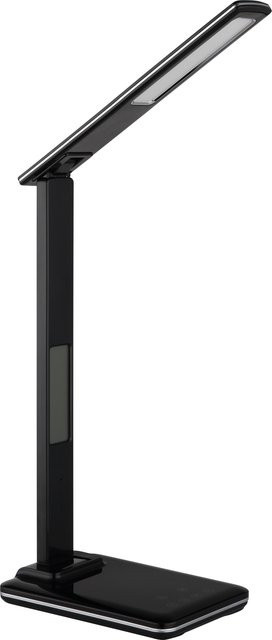 GLOBO Lighting Tischleuchte DARNELL in Schwarz aus Kunststoff, dimmbar mit LED und Timer, B/H: 28,5 x 37,5 cm - Bild 1