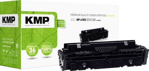 KMP Tonerpatrone Gelb kompatibel mit HP 410X und CF412X für Laserdrucker mit 5000 Seiten Reichweite - Bild 1